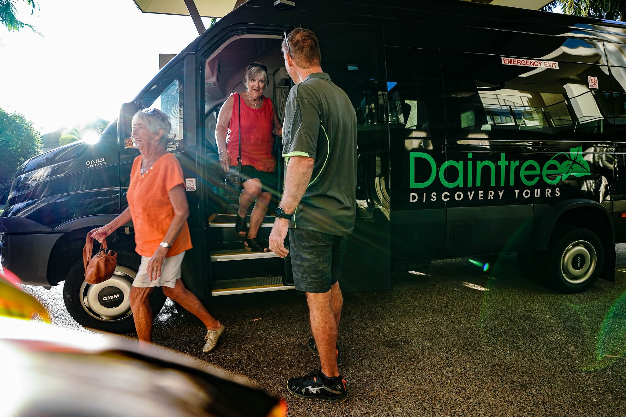 Daintree Discovery Tours small-group tour bus